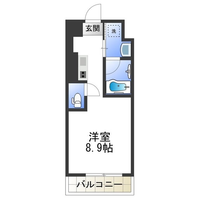 エヌレジデンス新今宮の物件間取画像