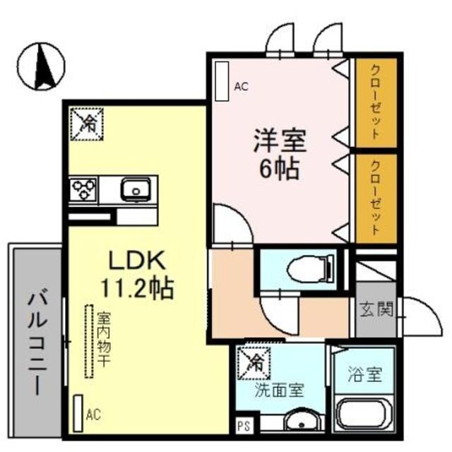 スペチアーレ平野東の物件間取画像