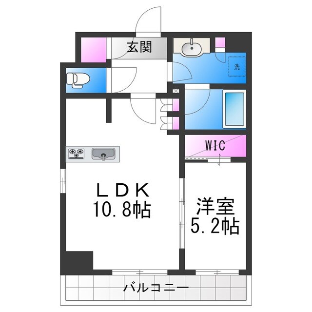 ザ・パークハビオ阿倍野昭和町の物件間取画像