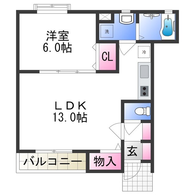 RITZ HOUSEの物件間取画像