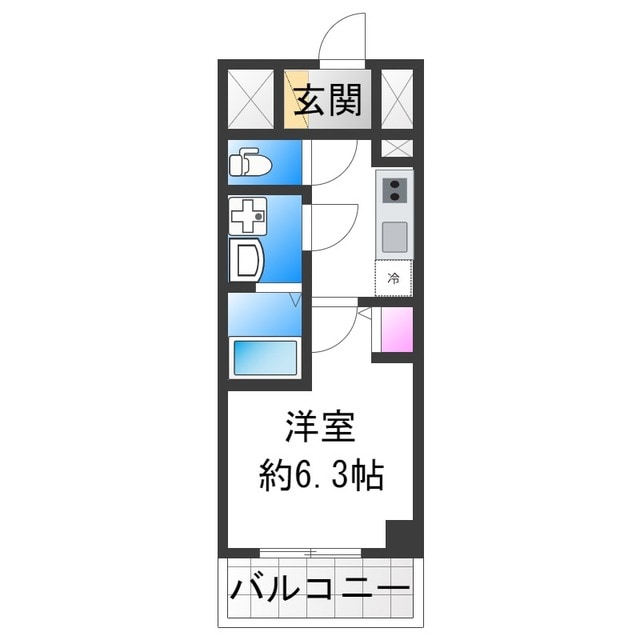 エスリード長居公園PARK AVENUEの物件間取画像