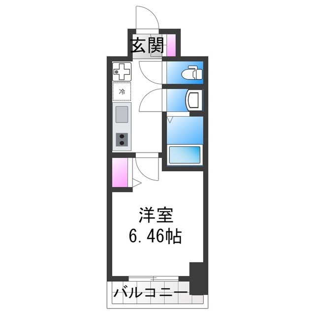 住之江公園レジデンスの物件間取画像