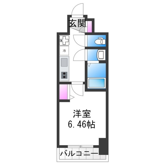 住之江公園レジデンスの物件間取画像