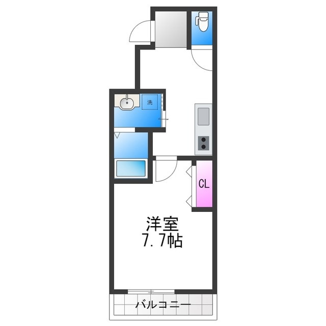 フジパレス住ノ江駅南サウスの物件間取画像