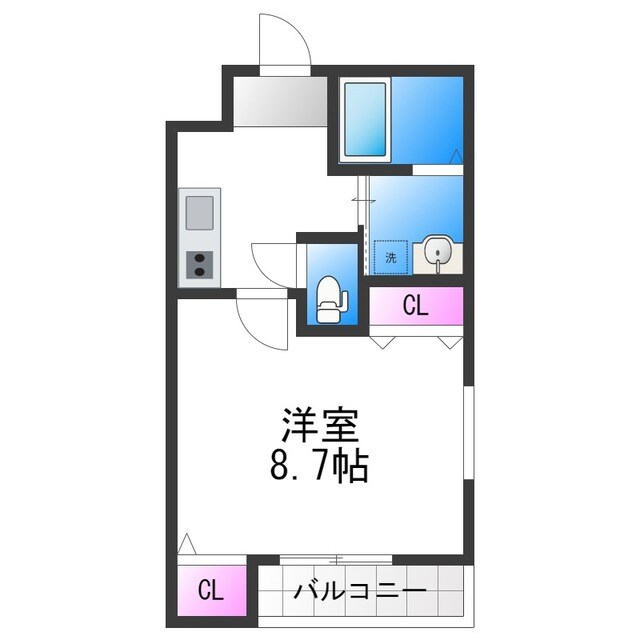 フジパレス住ノ江駅南ノースの物件間取画像