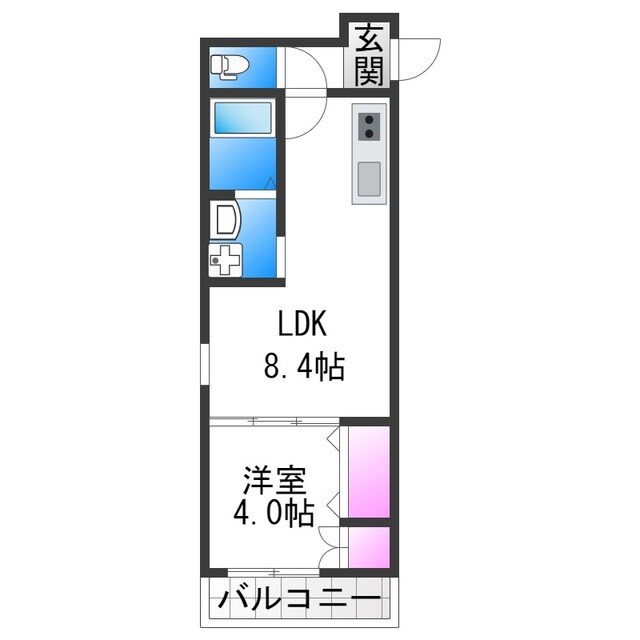 ホークシームの物件間取画像