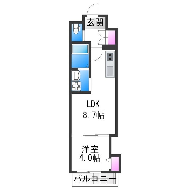 ホークシームの物件間取画像