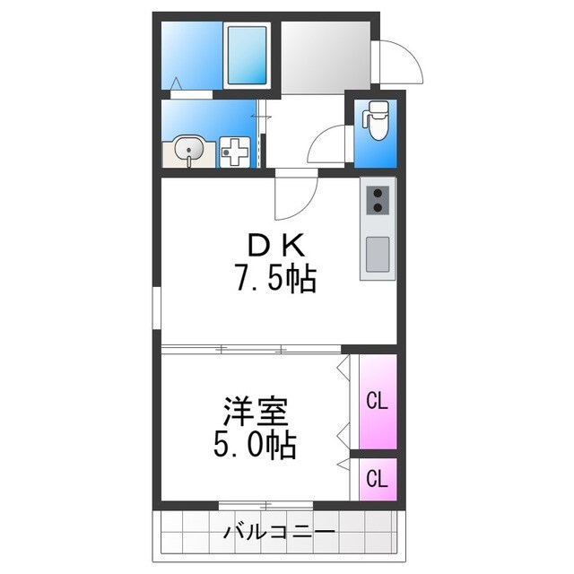 フジパレス今川公園Ⅰ番館の物件間取画像