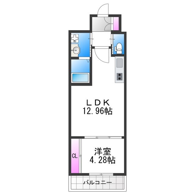 Mv.ms大阪岸里の物件間取画像