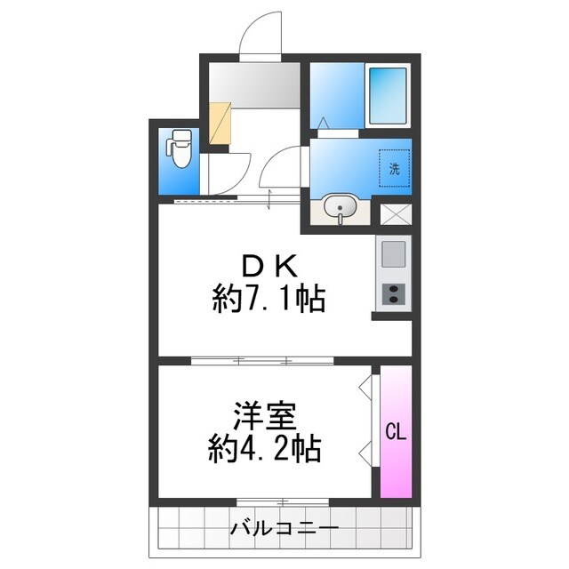 リアライズ長居公園通の物件間取画像