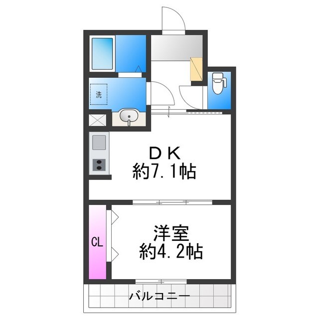 リアライズ長居公園通の物件間取画像