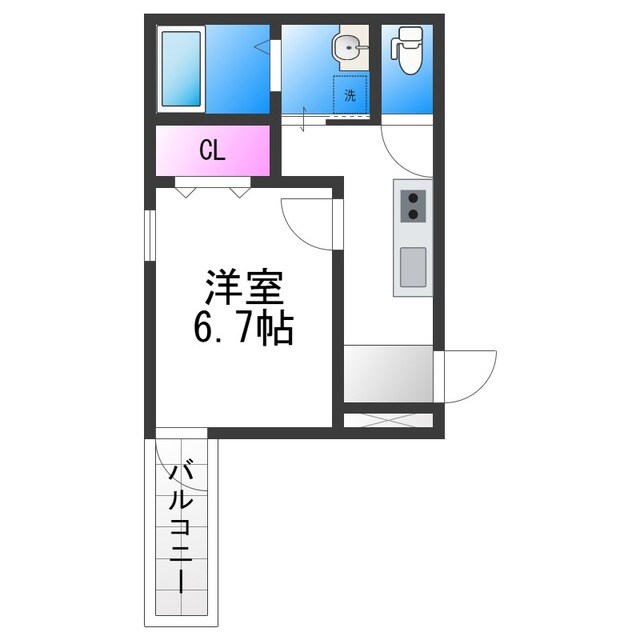 フジパレス住吉東の物件間取画像