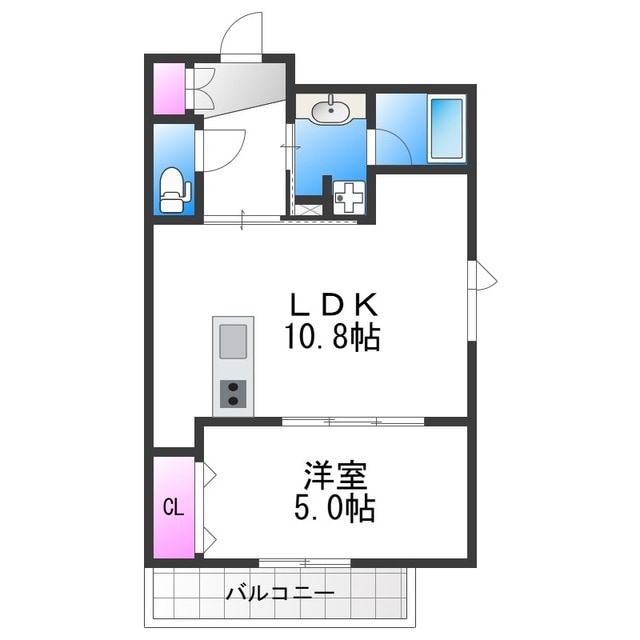 estageo北田辺の物件間取画像