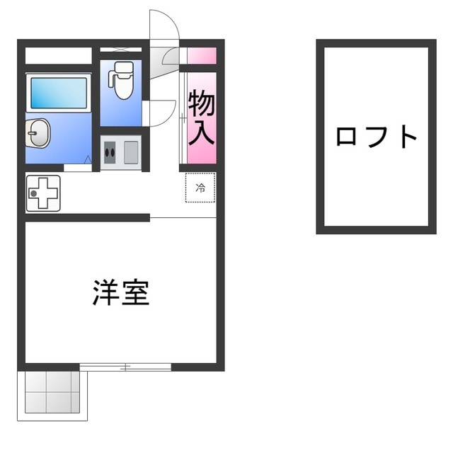 レオパレス日置荘の物件間取画像