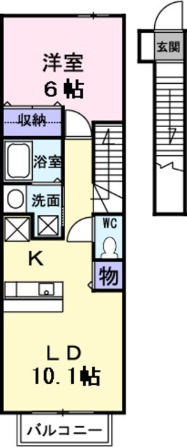 アイリィー　ビューの物件間取画像