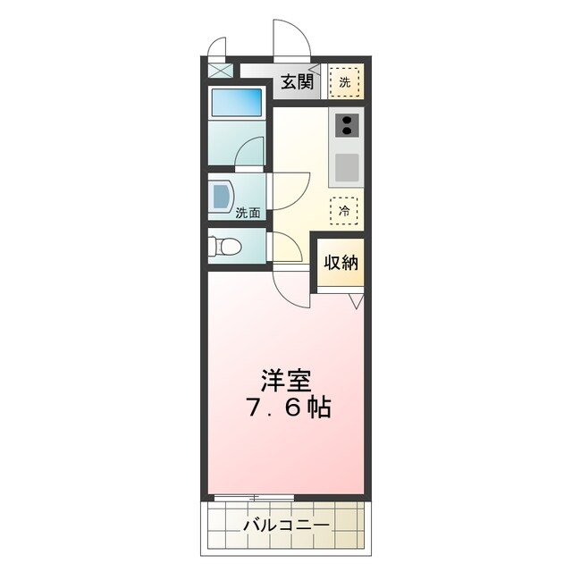 シエル金剛の物件間取画像