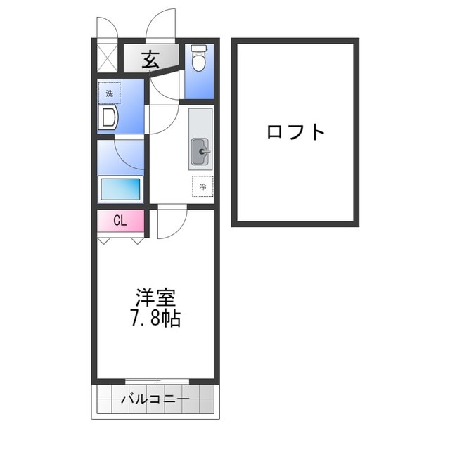 フジパレス　デルフィ鳳南の物件間取画像