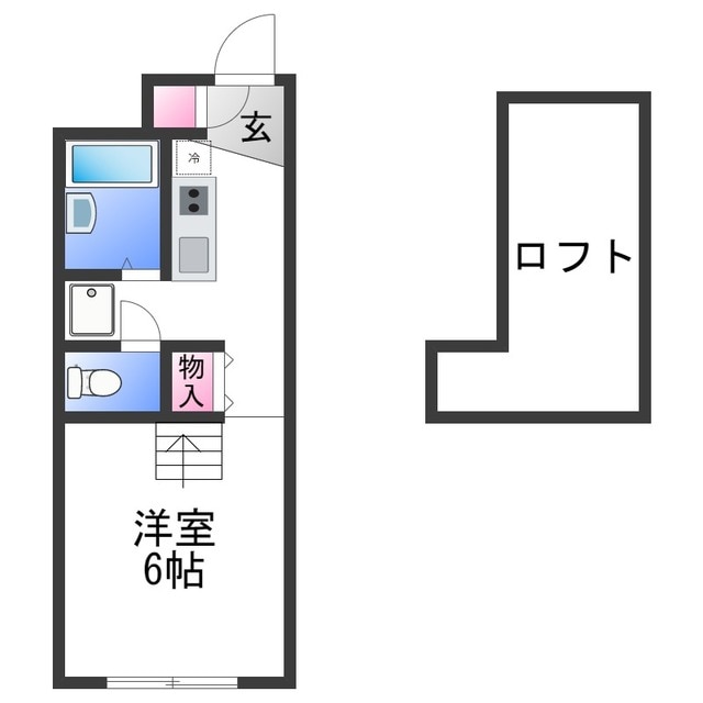 レオパレス水池の物件間取画像