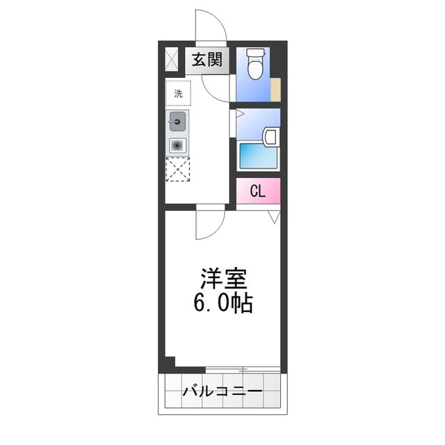 メゾン学園の物件間取画像