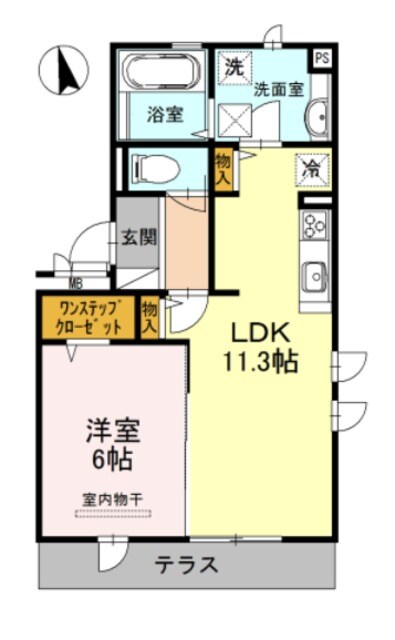 ミルキーコート水池の物件間取画像