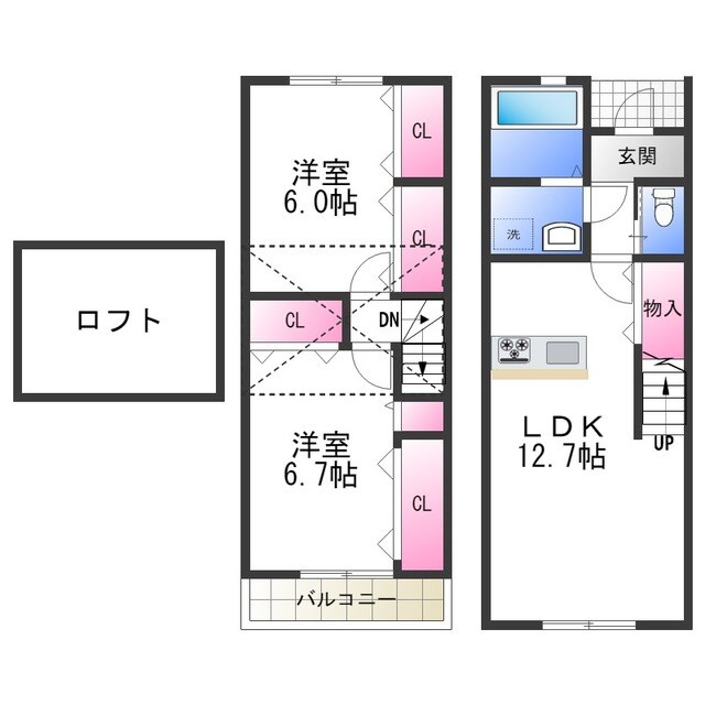 アドラブールヴィラの物件間取画像