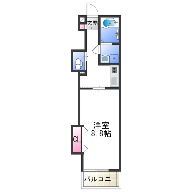 TKアンバーコート浜寺の物件間取画像