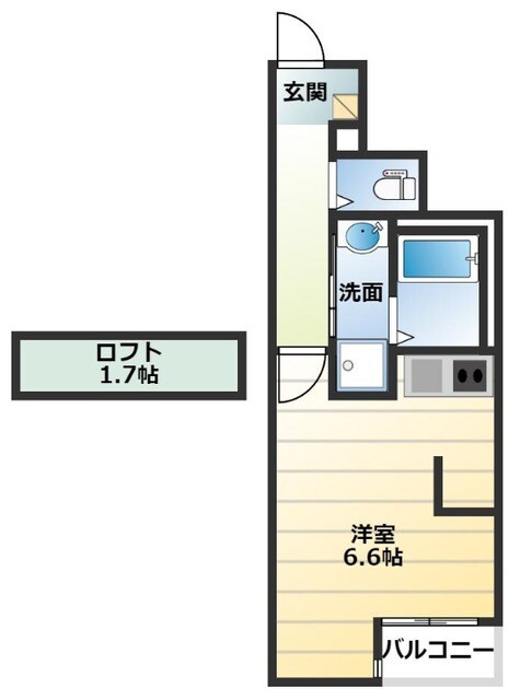 あんしん+浜寺公園町の物件間取画像