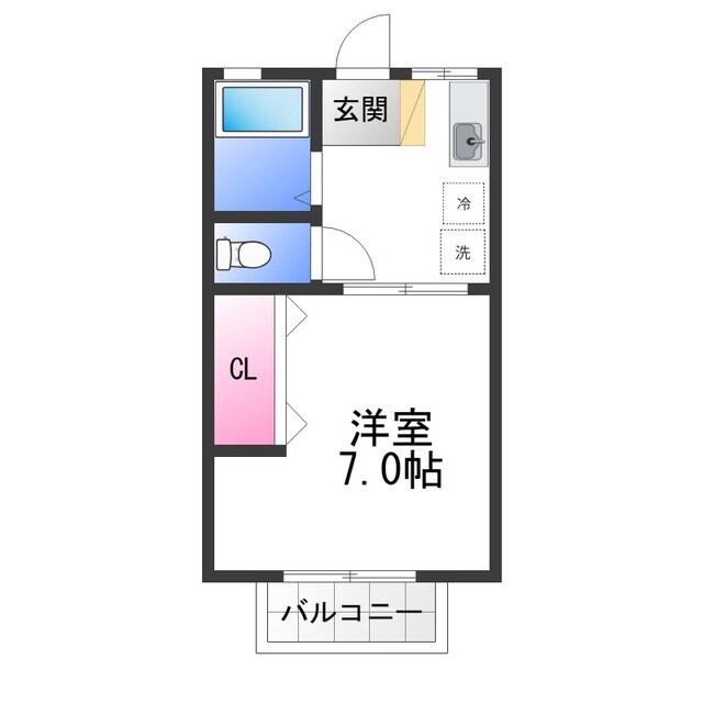 シティハイム　ヒロの物件間取画像