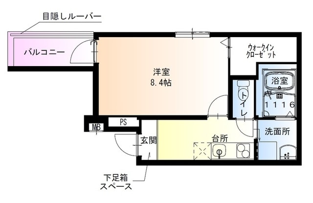 フジパレス堺石津川サウスの物件間取画像