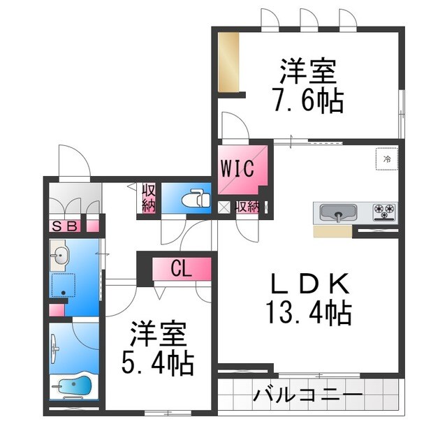 シャーメゾン　ジョワイユの物件間取画像