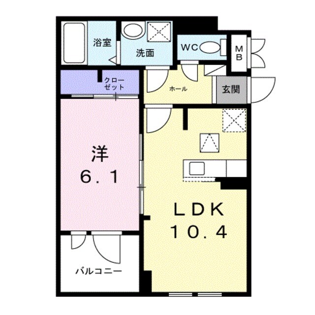 ストラーダ　シ　アプレⅠの物件間取画像