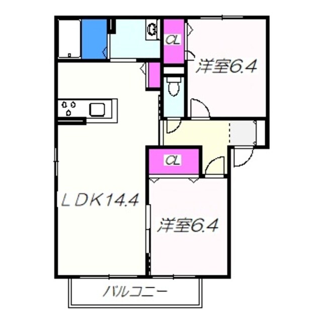 メゾン浜寺の物件間取画像