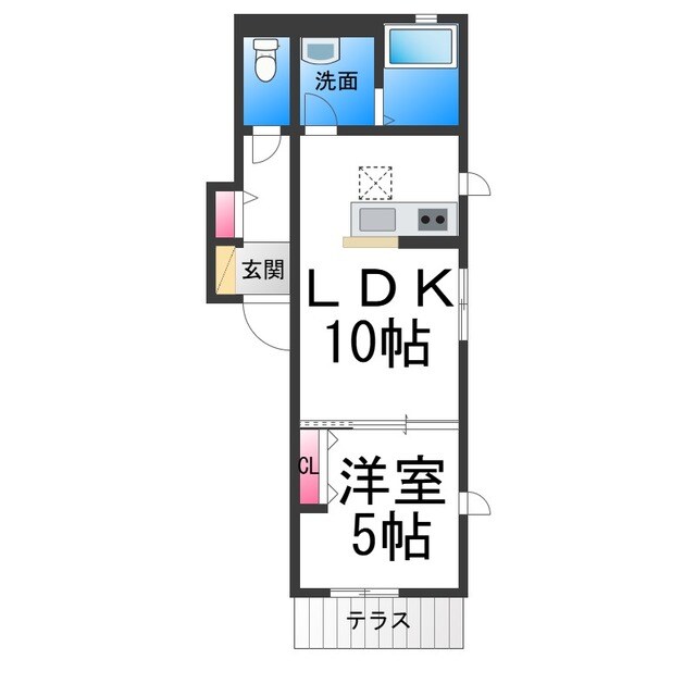 シャーメゾン鳳三丁目の物件間取画像