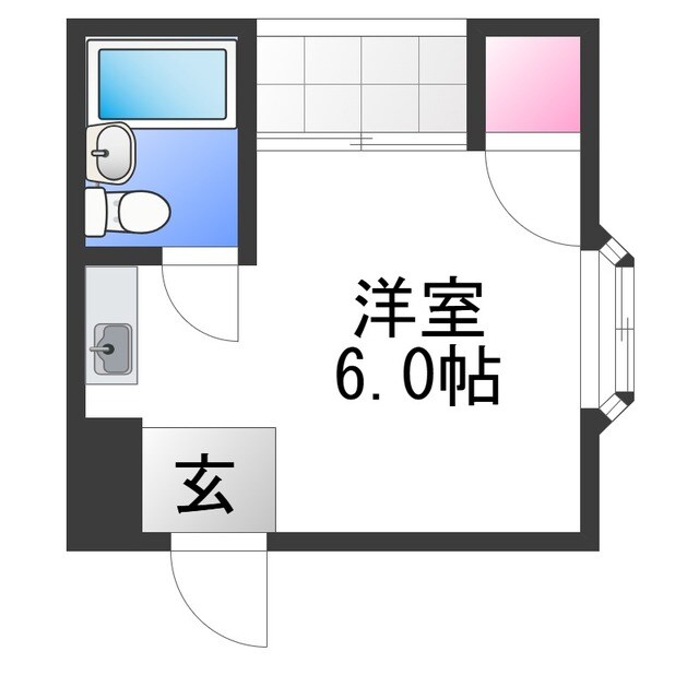 ラフィーネ1号館の物件間取画像