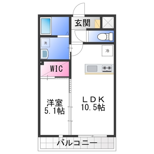 (仮称)堺市東区日置荘西町新築アパートの物件間取画像