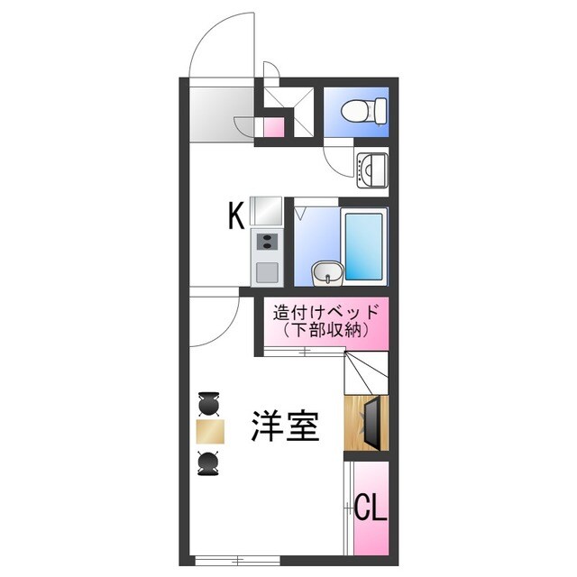 レオパレスネクステージ樽井の物件間取画像