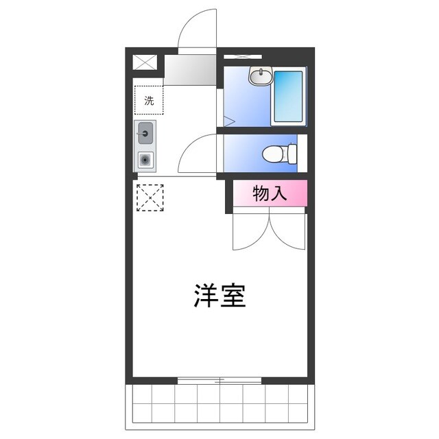 レオパレス上之郷の物件間取画像