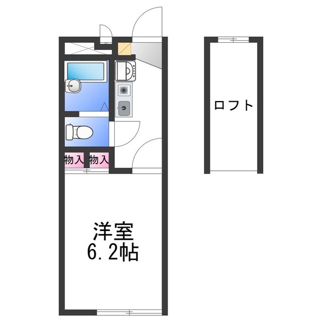 レオパレス芳山荘Ⅰの物件間取画像