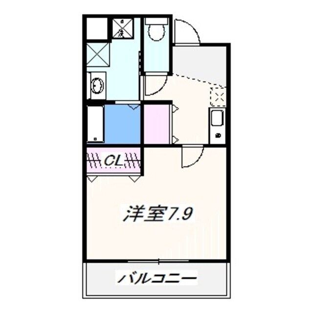 フィール白い雲の物件間取画像