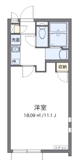 クレイノグランデージ樽井の物件間取画像