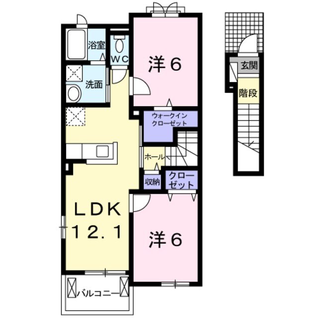 チェリー　ヒルズの物件間取画像