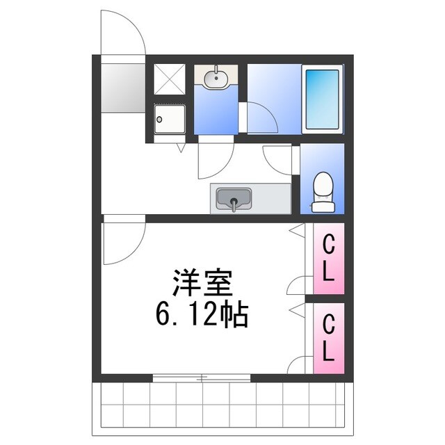 カモミールコートの物件間取画像