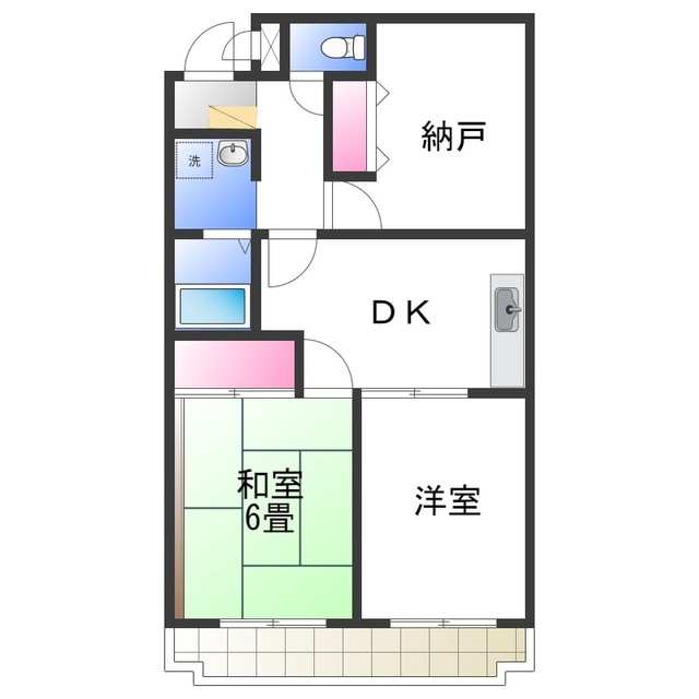 フェニックス三田の物件間取画像