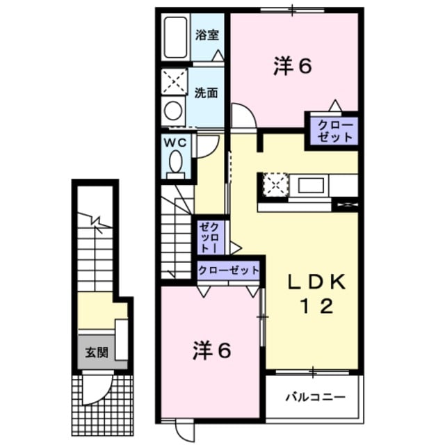 フォルシュM　B棟の物件間取画像