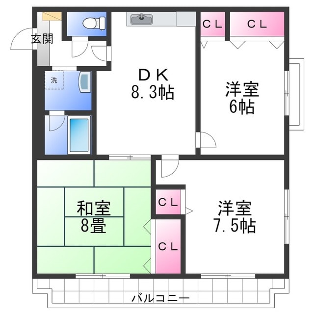 ルナパリスの物件間取画像