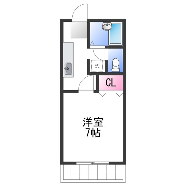 パールハイツの物件間取画像