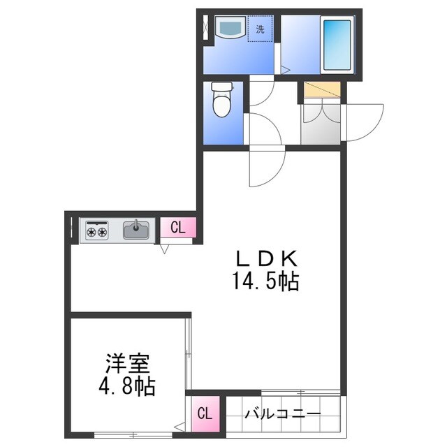 セジュール元町の物件間取画像