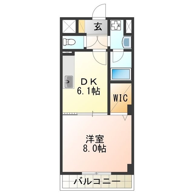 エバーヒルズ　N棟の物件間取画像