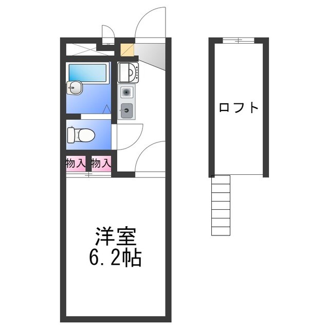 レオパレスヴィヴレ大弥の物件間取画像