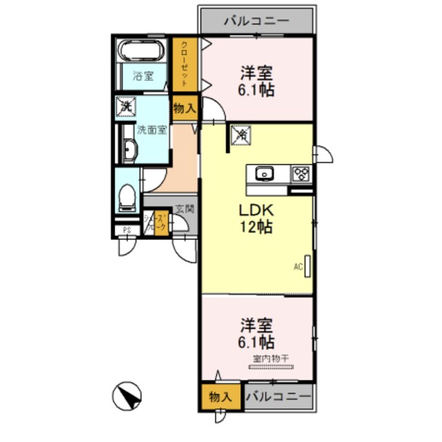 エミネンス久米田の物件間取画像